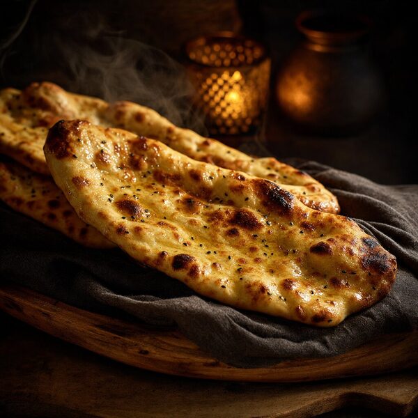 Fresh Afghan bread from the tandoor
